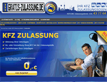 Tablet Screenshot of gratis-zulassung.de